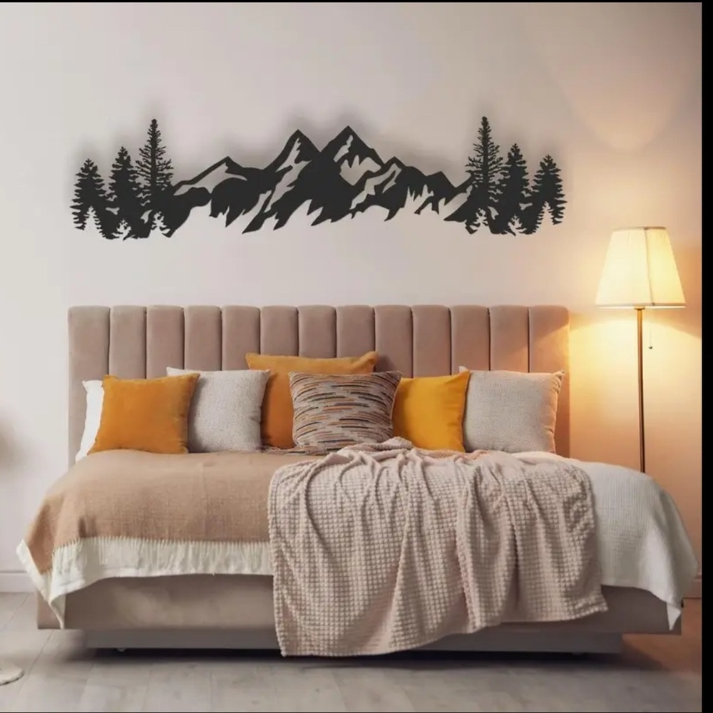 Black Mountain Wall Art Decor